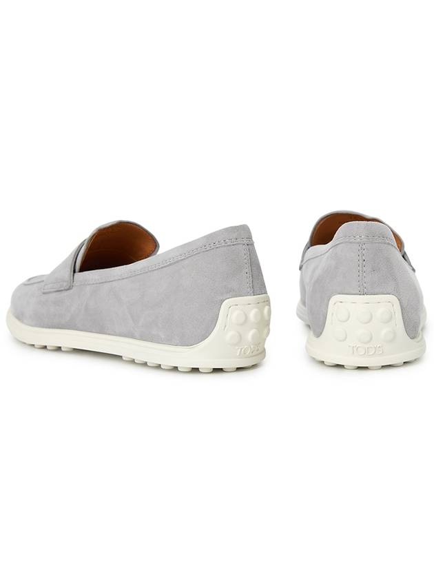 Women's Suede Loafers Grey - TOD'S - BALAAN 7