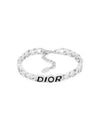 Italic Chain Link Bracelet Silver - DIOR - BALAAN 2