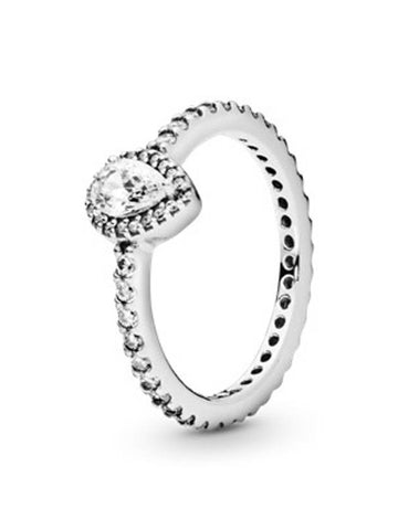 Ring Classic Teardrop Halo Ring 196254CZ - PANDORA - BALAAN 1