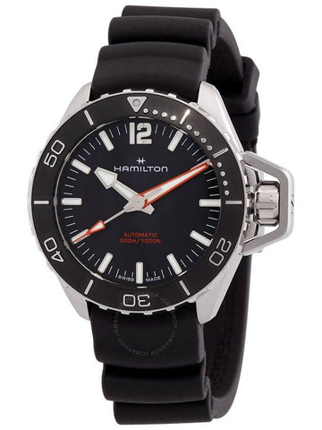 Hamilton Khaki Navy Scuba Automatic Black Dial Men's Watch H77455330 - HAMILTON - BALAAN 1