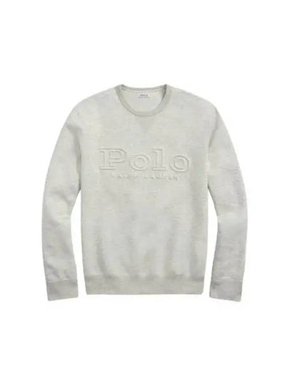 Emboss Logo Lettering Sweatshirt Grey - POLO RALPH LAUREN - BALAAN 2