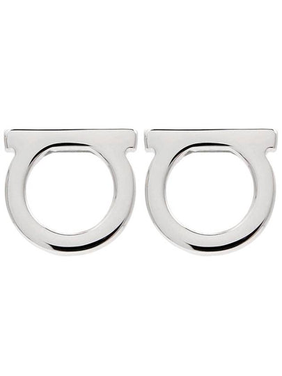 Gancini Earrings Silver - SALVATORE FERRAGAMO - BALAAN 2