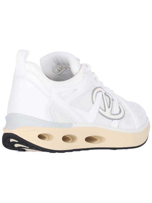 V Logo Low Top Sneakers White - VALENTINO - BALAAN 5