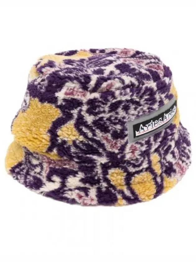 Aries Flare Fleece Bucket Hat Multi FTAR90012 - ARIES - BALAAN 1