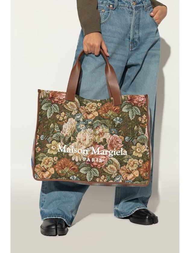 Cabas Large Tote Bag Green Floral - MAISON MARGIELA - BALAAN 3