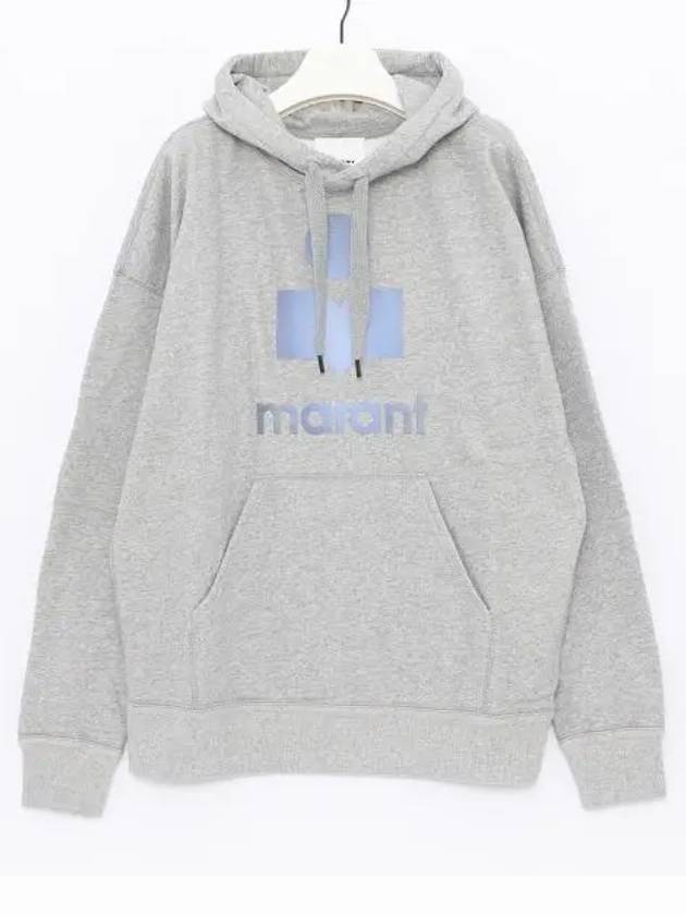 Miley Logo Print Hoodie Grey - ISABEL MARANT - BALAAN 2