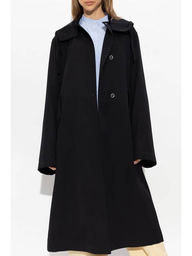 Hooded Wool Coat J02AA0128J40002 - JIL SANDER - BALAAN 4