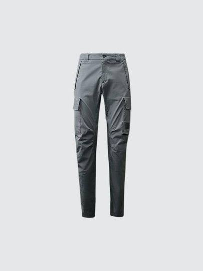 Stretch Sateen Ergonomic Cargo Straight Pants Grey - CP COMPANY - BALAAN 2