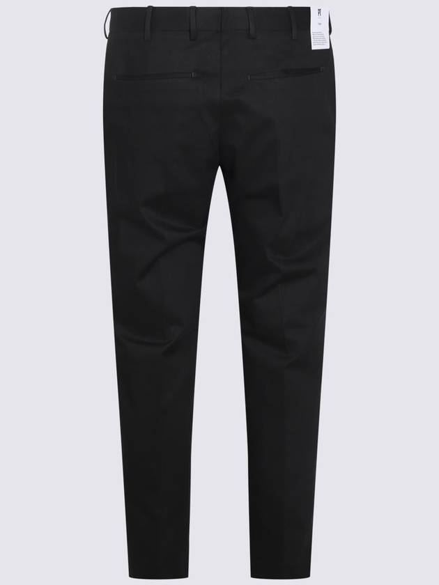 Pt Torino Black Cotton Pants - PT TORINO - BALAAN 2