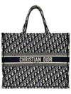 Women s M1286ZRIW M928 Blue Oblique Book Tote Large Bag - DIOR - BALAAN 1