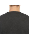 Shadow Project Crewneck Light Cotton Knit Top Charcoal - STONE ISLAND - BALAAN 8