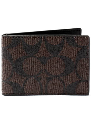 Compact billfold card wallet CM166 QBAE4 - COACH - BALAAN 1