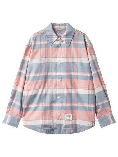 All over check pattern shirt multicolor - THOM BROWNE - BALAAN 1