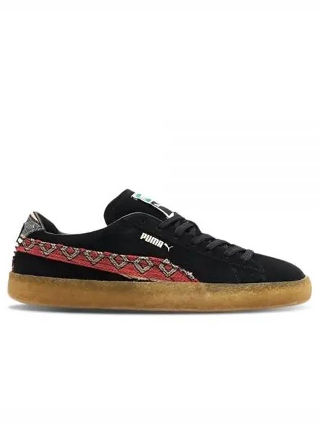 Suede Crepe Pattern Low Top Sneakers Black - PUMA - BALAAN 2