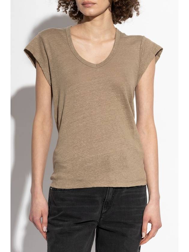 Marant Etoile Top 'Zankou', Women's, Beige - ISABEL MARANT ETOILE - BALAAN 3