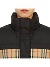 Check Reversible Down Padding Beige Black - BURBERRY - BALAAN 11