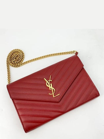 Monogram chain cross bag WOC 377828 - SAINT LAURENT - BALAAN 1