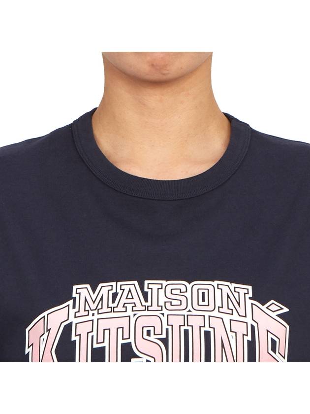 Campus Fox Classic Short Sleeve T-Shirt Navy - MAISON KITSUNE - BALAAN 7