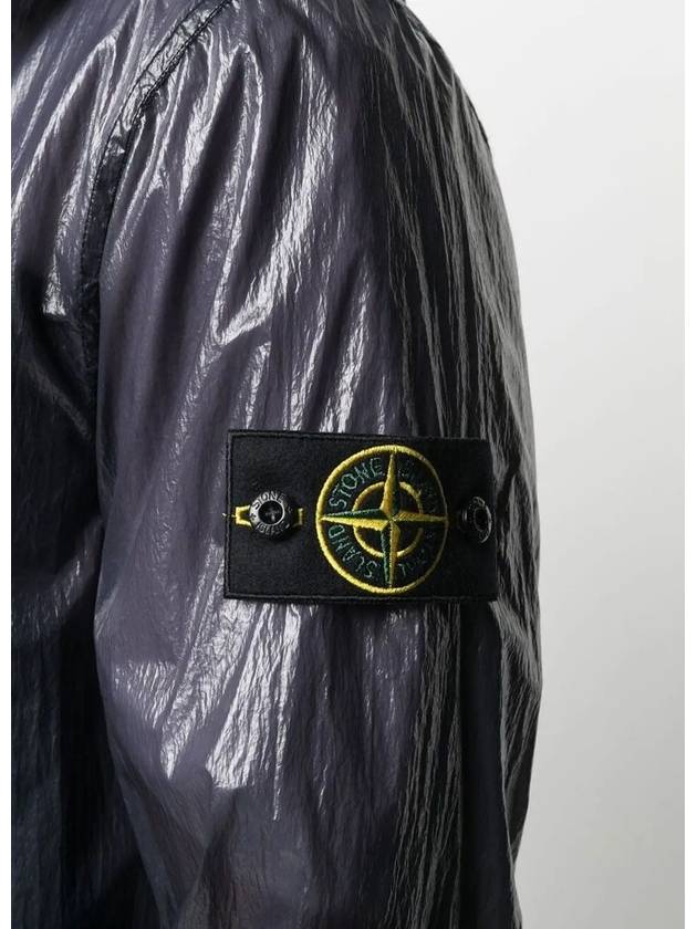 Wappen Lucido Hooded Jacket Purple - STONE ISLAND - BALAAN.