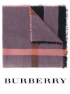 Mega Check Scarf Antique Rose - BURBERRY - BALAAN 3