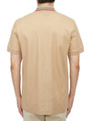 TB Embroidered Logo Polo Shirt Beige - BURBERRY - BALAAN 4