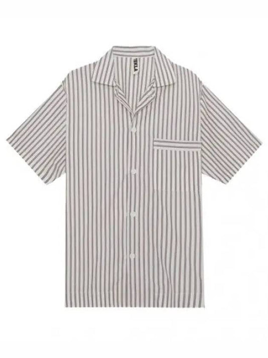 Short Sleeve Shirt Poplin Pajamas - TEKLA - BALAAN 1