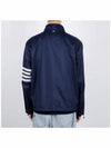 4 Bar Stripe Ripstop Zip-up Jacket Blue - THOM BROWNE - BALAAN 5