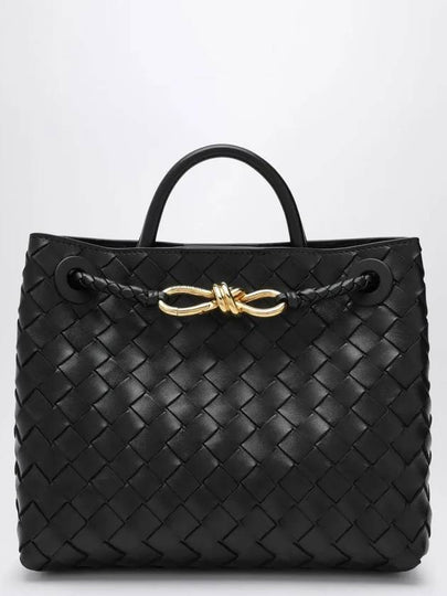 Andiamo Small Tote Bag Black - BOTTEGA VENETA - BALAAN 2