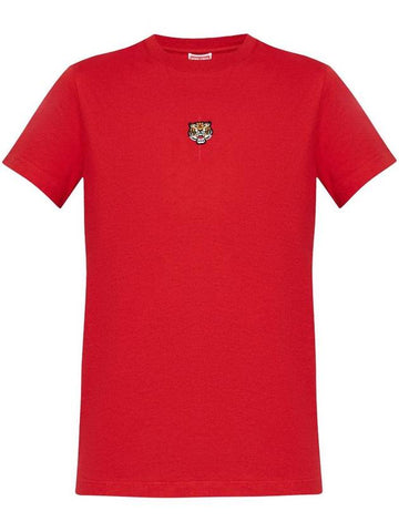 Kenzo T-Shirt With Tiger Patch - KENZO - BALAAN 1