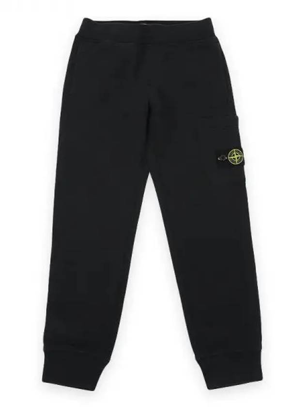 Stone Kids Waffen Patch Training Jogger Pants Black 791661520 V0029 1065262 - MONCLER - BALAAN 1