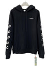 chain arrow logo hoodie - OFF WHITE - BALAAN 4