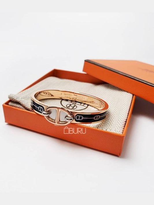 Mini Click Chaine Blue Stone Bracelet Rose Gold - HERMES - BALAAN 2