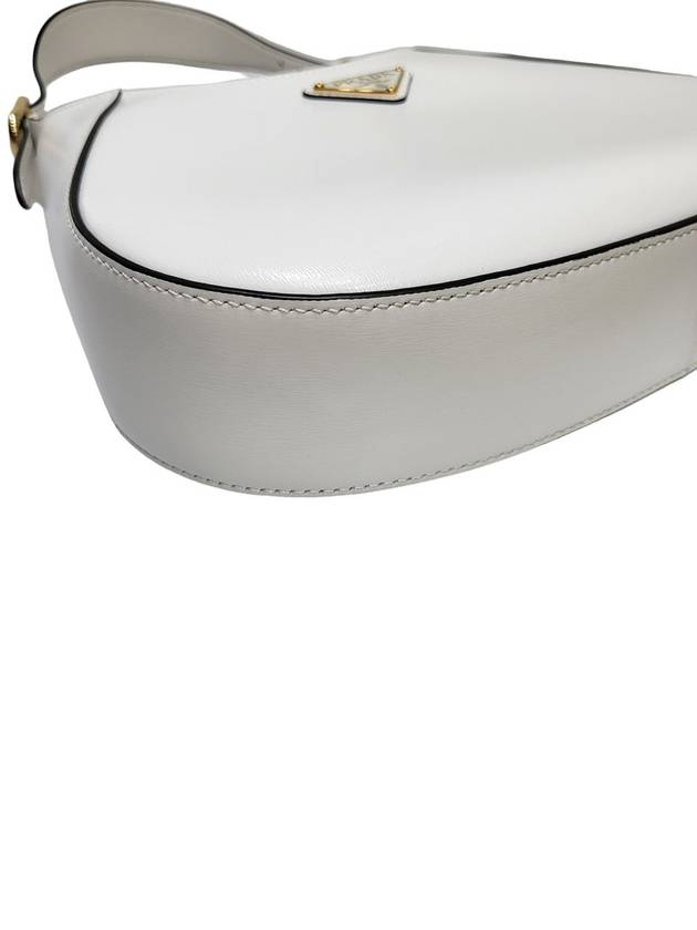 Women s 1BC179 White Cleo Medium Hobo Shoulder Bag - PRADA - BALAAN 8