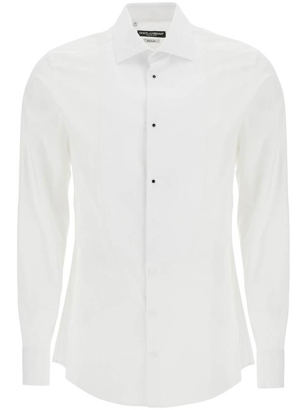 24 ss Cotton Shirt WITH FRONTAL PLASTRON G5EN5TFU5U8W0800 B0650034790 - DOLCE&GABBANA - BALAAN 2