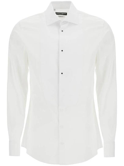 24 ss Cotton Shirt WITH FRONTAL PLASTRON G5EN5TFU5U8W0800 B0650034790 - DOLCE&GABBANA - BALAAN 2