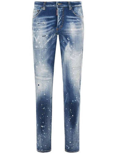 Women's Mid-Rise Skinny Jeans Blue - DSQUARED2 - BALAAN 1