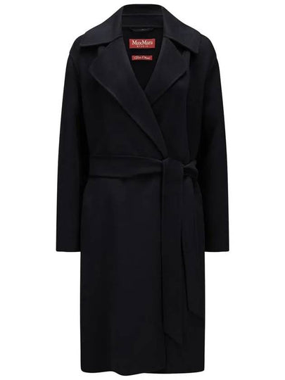 24SS TOTEM Belted Wool Coat Black 2416011011 007 - MAX MARA - BALAAN 2