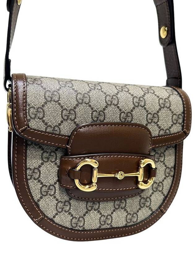 760191 Horsebit 1955 round mini shoulder bag - GUCCI - BALAAN 3