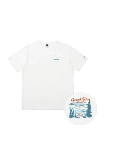 KODAK Apparel Scenery Sorona short sleeve t shirt white - KODO - BALAAN 1