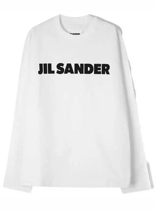 Heavy Cotton Logo Long Sleeve T Shirt Men s Sweatshirt - JIL SANDER - BALAAN 1