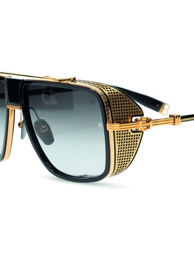 Balmain Sunglasses With Logo, Men's, Gold - BALMAIN - BALAAN 4