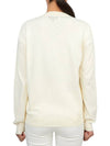 Bella Logo Embroidery Cardigan Ivory - A.P.C. - BALAAN 4