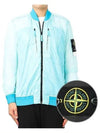 Wappen Lucido TC Zip-up Bomber Jacket Sky Blue - STONE ISLAND - BALAAN 2