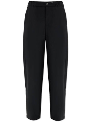 Marni Straight-leg Trousers, Women's, Black - MARNI - BALAAN 1