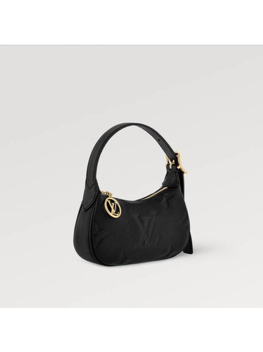 Mini Moon Monogram Empreinte Leather Shoulder Bag Black - LOUIS VUITTON - BALAAN 2