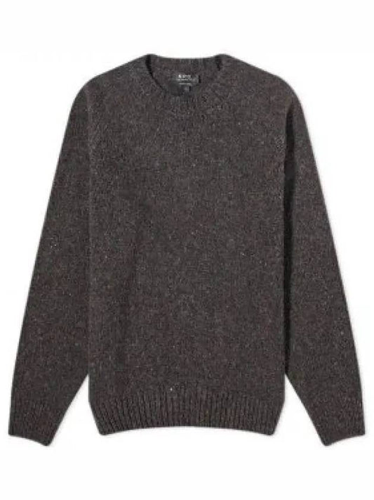 Harris Donegal Crewneck Knit Top Grey - A.P.C. - BALAAN 2