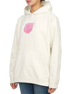 Isoli Flower Oversized Hoodie Egret - GANNI - BALAAN 3