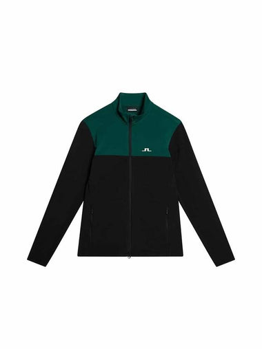 Banks Mid Layer Zip-Up Jacket Rain Forest - J.LINDEBERG - BALAAN 1