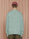 embossed clover knit top mint - UNALLOYED - BALAAN 4