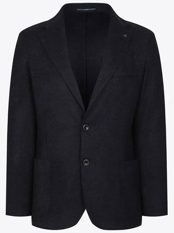 Men s Wool Blend Patch Pocket Two Button Blazer AJK113 - IKALOOOK - BALAAN 1